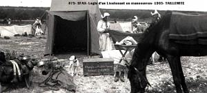 075- Sfax- Gafsa- Logis d'un Lieutenant en manoeuvres- 1905